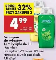 Biedronka Szampon rumiankowy Family Splash oferta