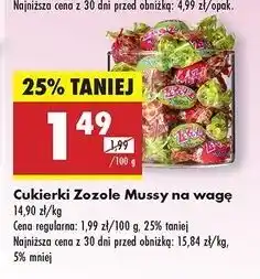 Biedronka Cukierki musss mix Zozole oferta