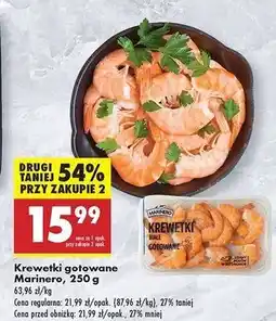 Biedronka Krewetki białe gotowane Marinero oferta