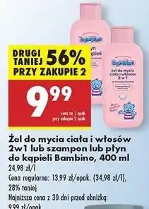 Biedronka Płyn do kąpieli Bambino oferta