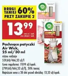 Biedronka Patyczki zapachowe szlachetny jedwab z orientalną orchideą Air Wick Essential Oils oferta