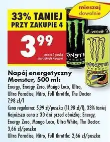 Biedronka Napój energetyczny Monster Energy The Doctor Vr 46 oferta
