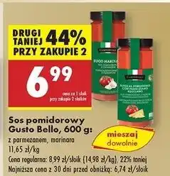 Biedronka Sos marinara pomidorowy z czosnkiem Gustobello oferta