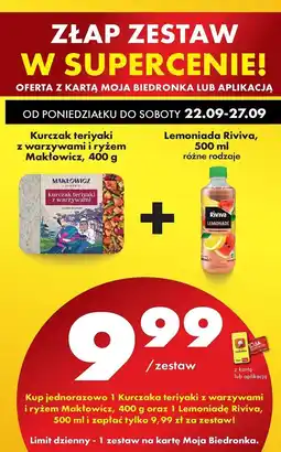 Biedronka Lemoniada lemon-watermelon Riviva oferta