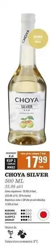 Biedronka Wino Choya Silver oferta