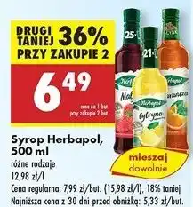 Biedronka Syrop pomarańcza Herbapol oferta