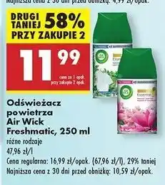Biedronka Wkład świeżość letniego poranka Air Wick Freshmatic Life Scents oferta