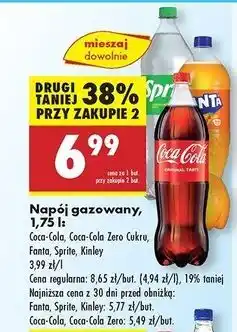 Biedronka Napój tonic water Kinley oferta