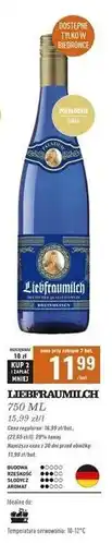 Biedronka Wino Liebfraumilch Blue oferta