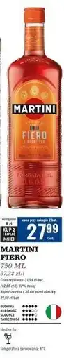 Biedronka Vermouth Martini Fiero oferta