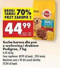 Biedronka Karma dla psa z wołowiną Pedigree Vital oferta
