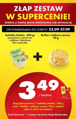 Biedronka Bułka z serem oferta