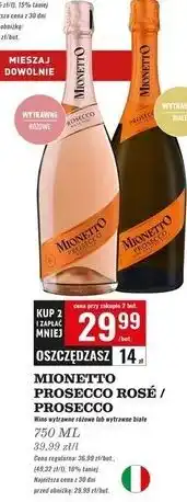 Biedronka Wino białe wytrawne Mionetto Prosecco Doc Treviso oferta