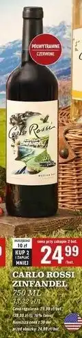 Biedronka Wino Carlo Rossi Zinfandel oferta