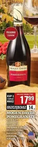Biedronka Wino Mogen David Pomegranate oferta