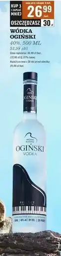 Biedronka Wódka Ogiński Vodka oferta