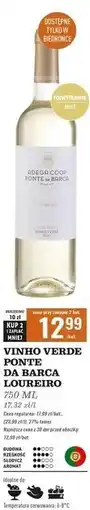 Biedronka Wino Adega Coop Ponte Da Barca Loureiro oferta