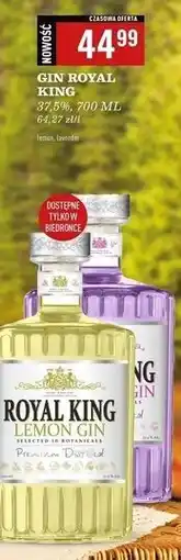 Biedronka Gin Royal King Lavender oferta