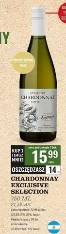 Biedronka Wino Exclusive Selection Chardonnay oferta