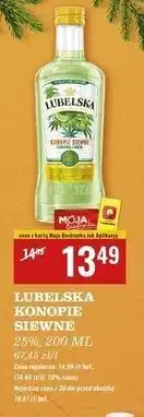 Biedronka Wódka Lubelska Konopie Siewne Z Limonka I Miętą oferta