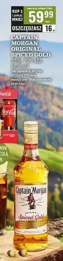 Biedronka Rum Captain Morgan Spiced Gold oferta