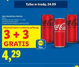 Lidl Napój Coca-Cola Zero oferta