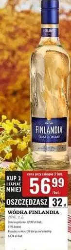Biedronka Wódka Finlandia Vodka Of Finland oferta