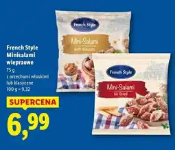 Lidl Mini salami klasyczne French Style oferta