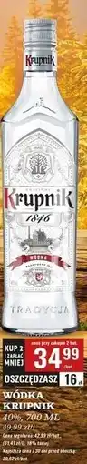 Biedronka Wódka Krupnik 1846 oferta