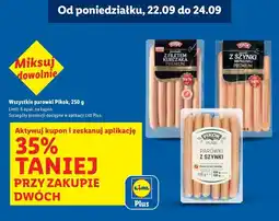 Lidl Parówki z szynki Pikok Pure oferta