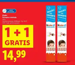 Lidl Czekoladki Kinder Chocolate oferta