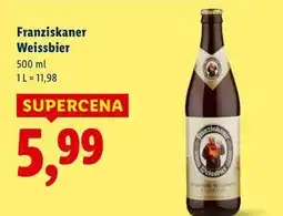 Lidl Piwo Franziskaner Hefe-Weissbier Naturtrub oferta