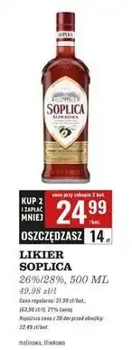 Biedronka Wódka Soplica Malinowa oferta