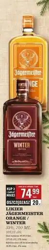 Biedronka Likier orange Jagermeister oferta
