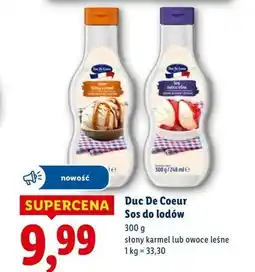Lidl Sos do lodów owoce lesne Duc De Coeur oferta