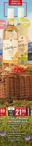 Biedronka Wino Carlo Rossi Botanicals Lavender Lime oferta