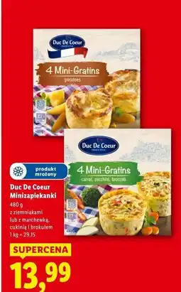 Lidl Zapiekanka gratin z marchewką cukinią i brokułami Duc De Coeur oferta