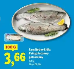 Lidl Pstrąg tęczowy patroszony cały Targ Rybny Lidla oferta
