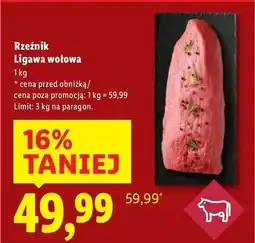 Lidl Ligawa wołowa Rzeźnik Codzienna Dostawa oferta