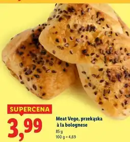 Lidl Przekąska a'la bolognese z warzywami Garden Gourmet oferta