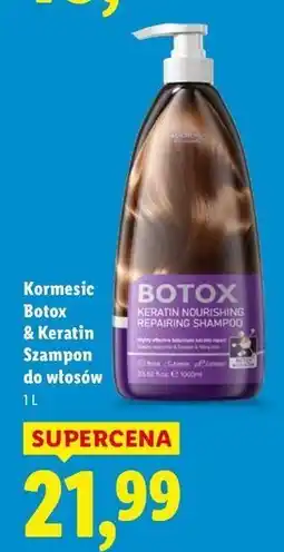 Lidl Szampon do włosów botox & keratin Kormesic oferta
