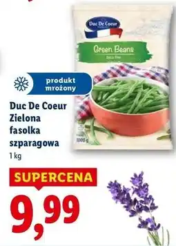 Lidl Fasolka zielona cała Duc De Coeur oferta