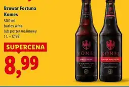 Lidl Piwo Komes Porter Malinowy oferta