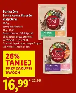 Lidl Karma dla psa mini/small oferta