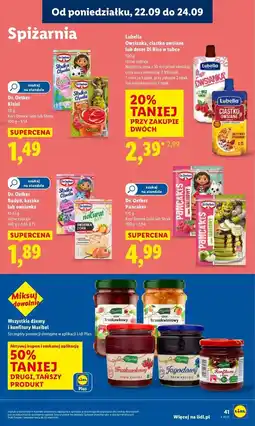 Lidl Owsianka z chia truskawka i wanilia Dr. Oetker My Natural Day oferta