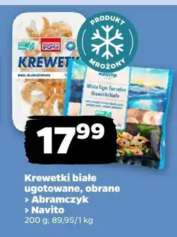 Netto Krewetki białe ugotowane, obrane Abramczyk/Navito Abramczyk, Navito oferta