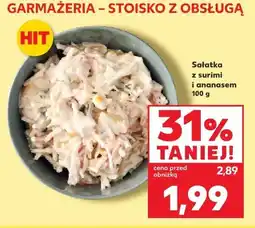 Kaufland Sałatka z surimi i ananasem Kaufland oferta