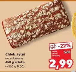 Kaufland Chleb żytni na zakwasie Kaufland oferta