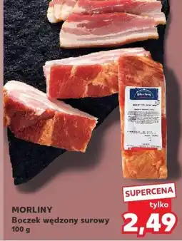 Kaufland Boczek wędzony surowy Morliny oferta