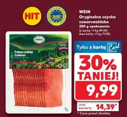 Kaufland Szynka szwarcwaldzka Wein oferta